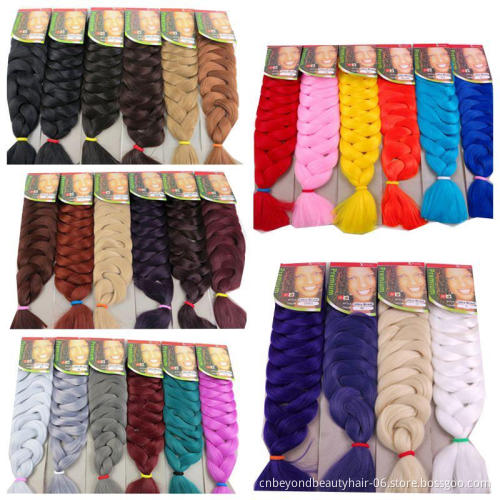 82 inch Ombre jumbo expression braiding hair extension Synthetic Crochet jumbo braiding hair wholesale trenzas africanas
